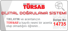 TÜRSAB Dijital Doğrulama Sistemi — Belge No 14735